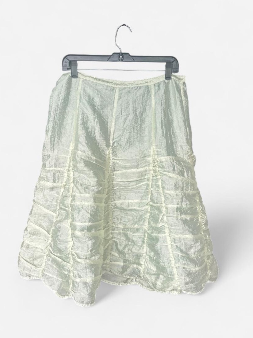 Light Mint A-Line Layered Skirt